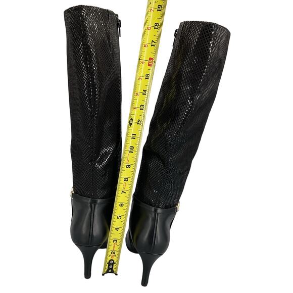 NEW Karen Scott Women’s Freyln Comfort Insole Knee High Boots Black Size 10M - Picture 4 of 10